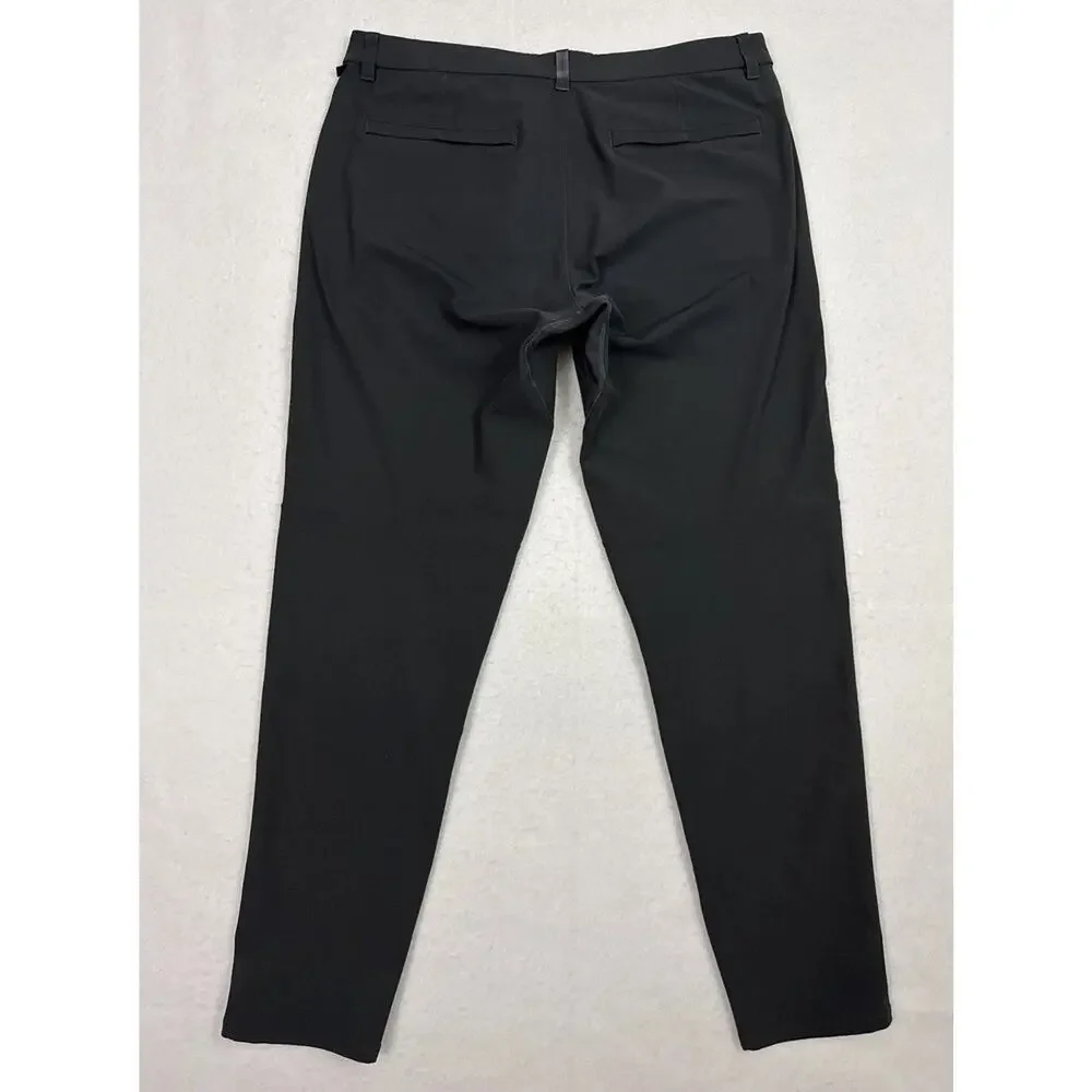 Lululemon Commission Pants Mens 36 Black Warpstreme Stretch Chino Performance